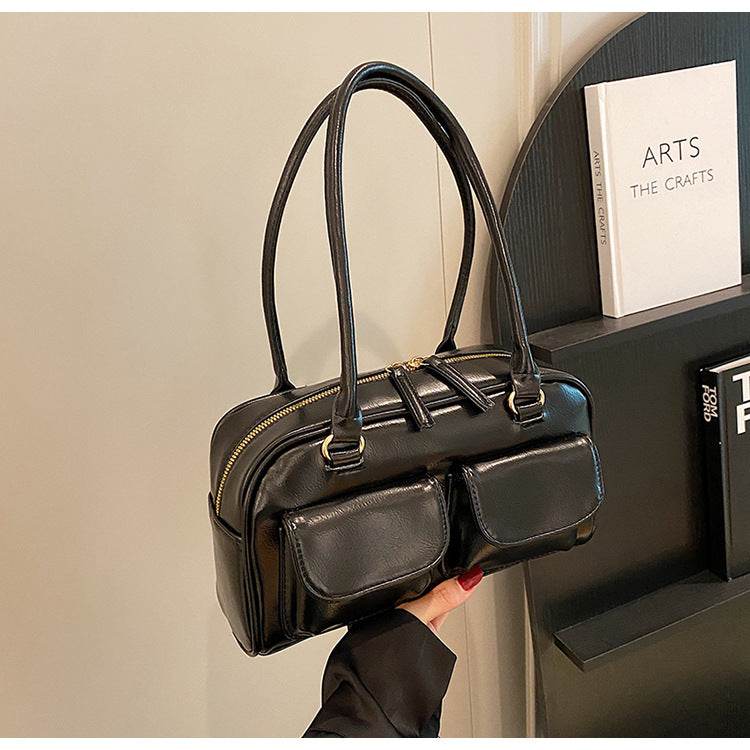 Grand sac de voyage Fiorelle pour femmes - fourre-tout rétro spacieux avec deux poches et porté convertible