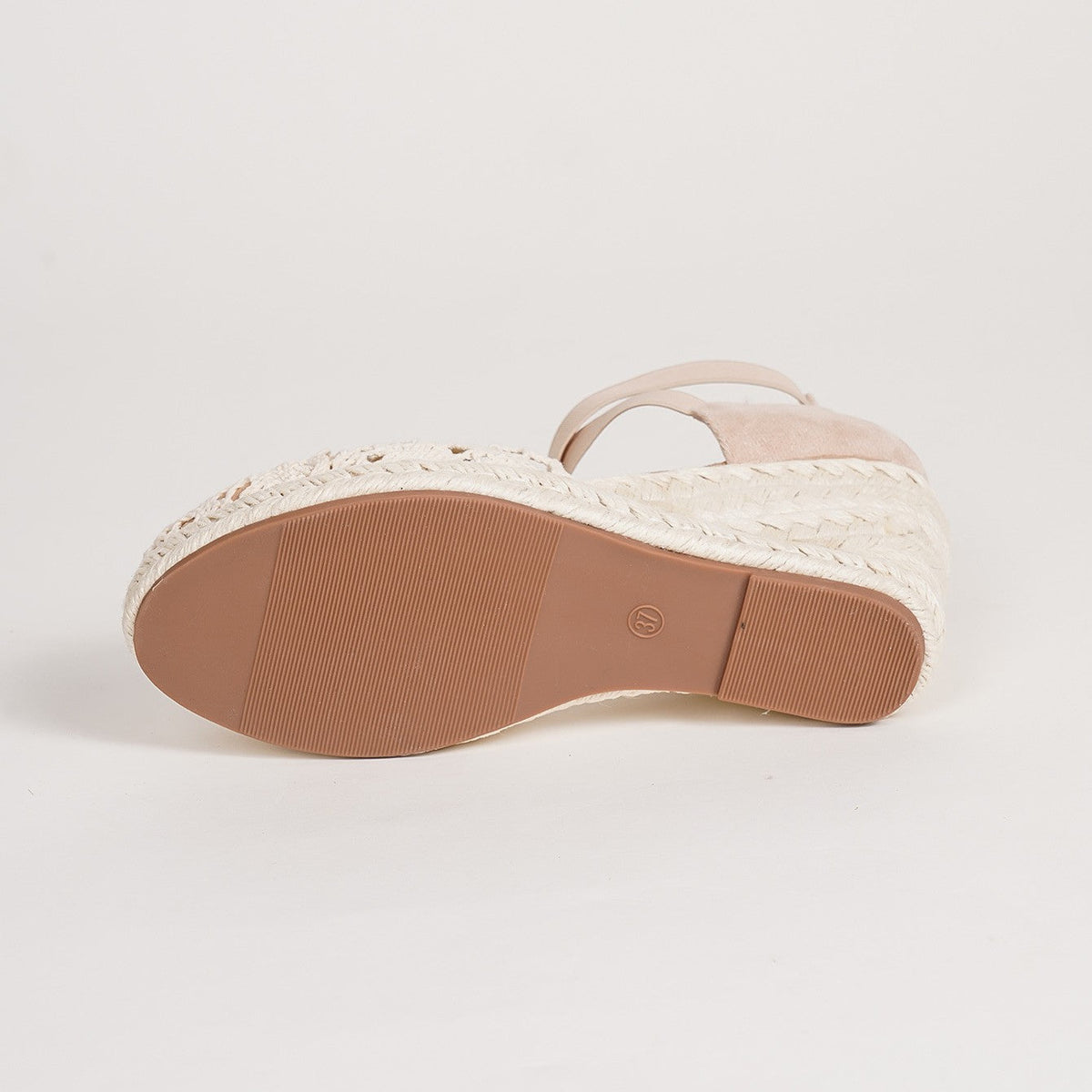Fiorelle Damen LaceRoma Keil-Ballerinas – Keilsandaletten mit Schnürung, überkreuzten Riemen und runder Zehenpartie (US 4–10,5)