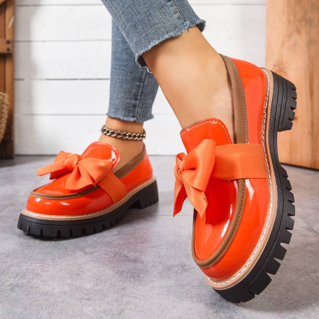 Mocassins à enfiler pour femme Fiorelle – Chaussures plates à surpiqûres contrastées (US 5–10,5)