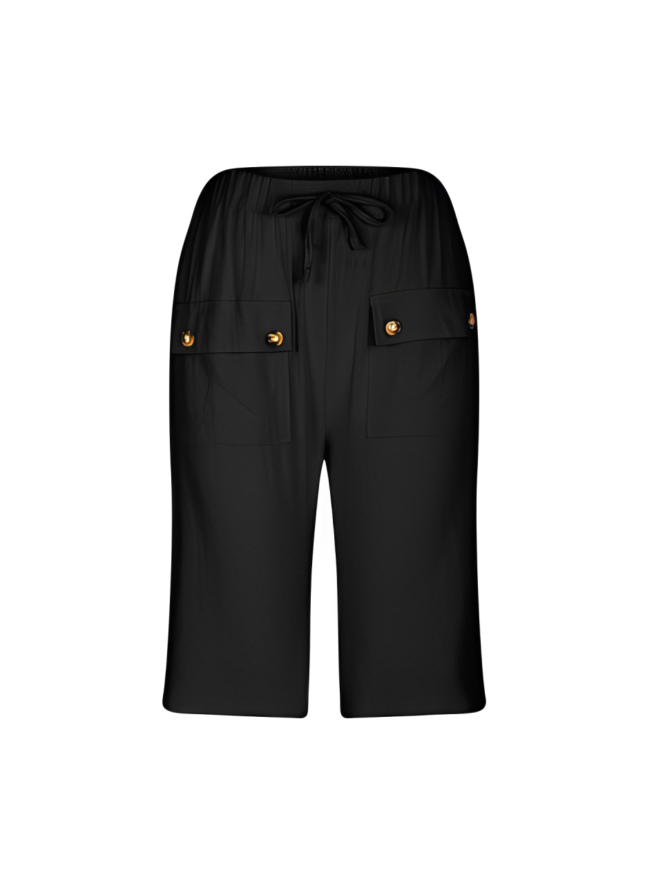 Women's Cargo Bermuda Shorts with Elastic Waist - Kylie