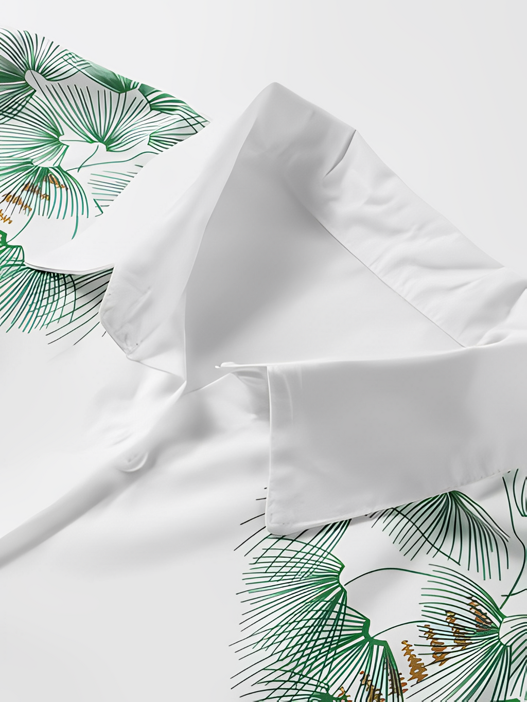 Ensemble élégant avec chemise boutonnée à imprimé et pantalon fluide - Pandora