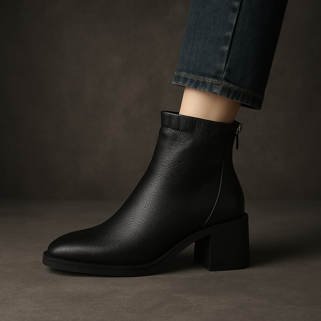 Bristol Leder-Stiefeletten