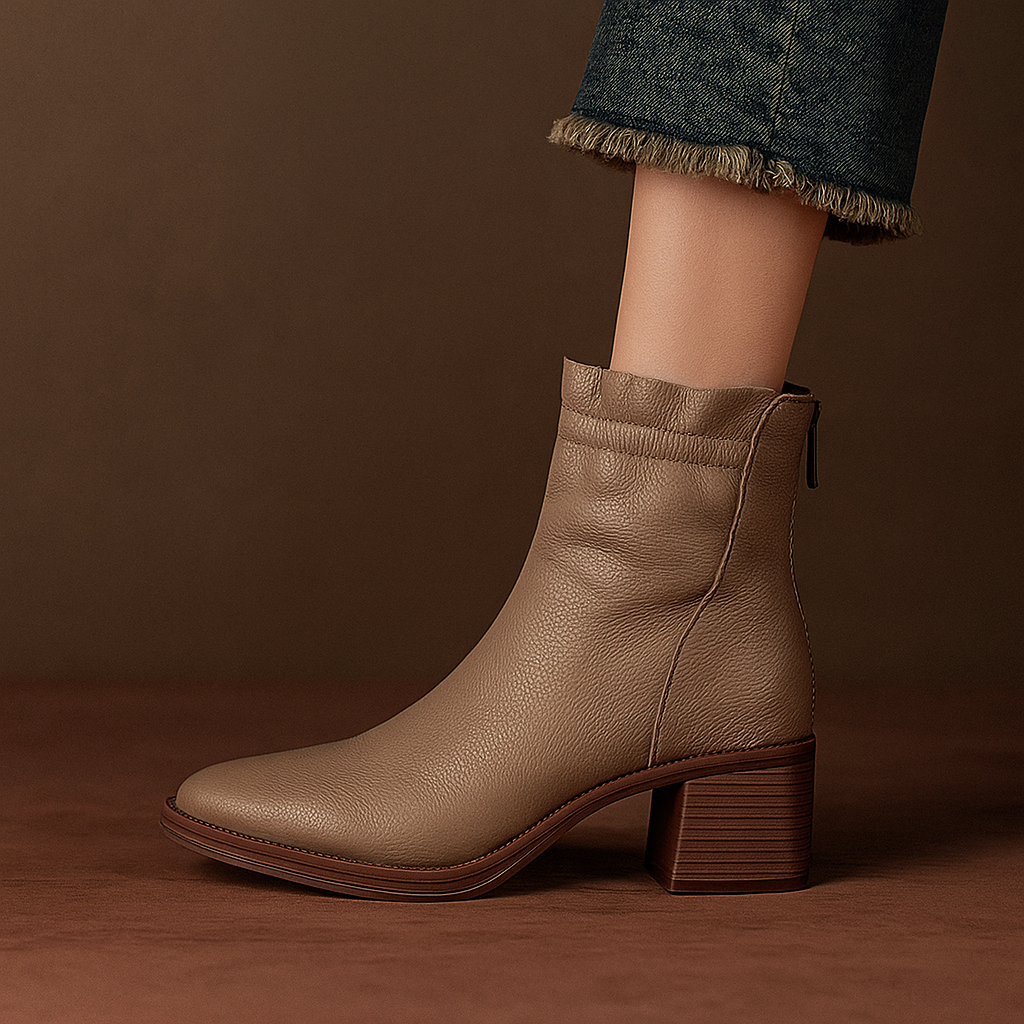 Bristol Leder-Stiefeletten