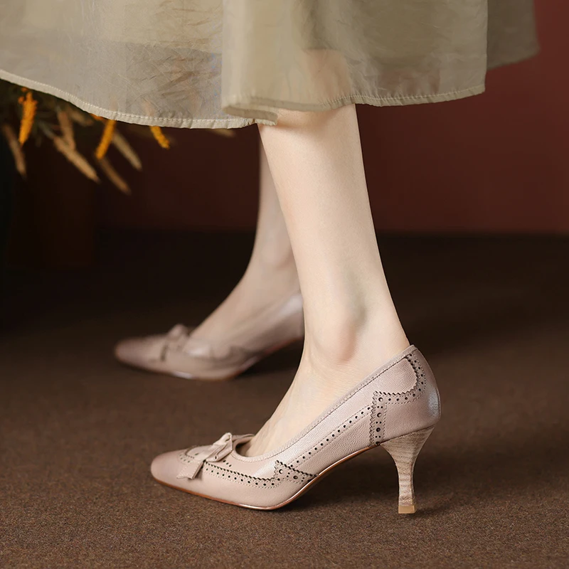Charlotte Bow Lederpumps