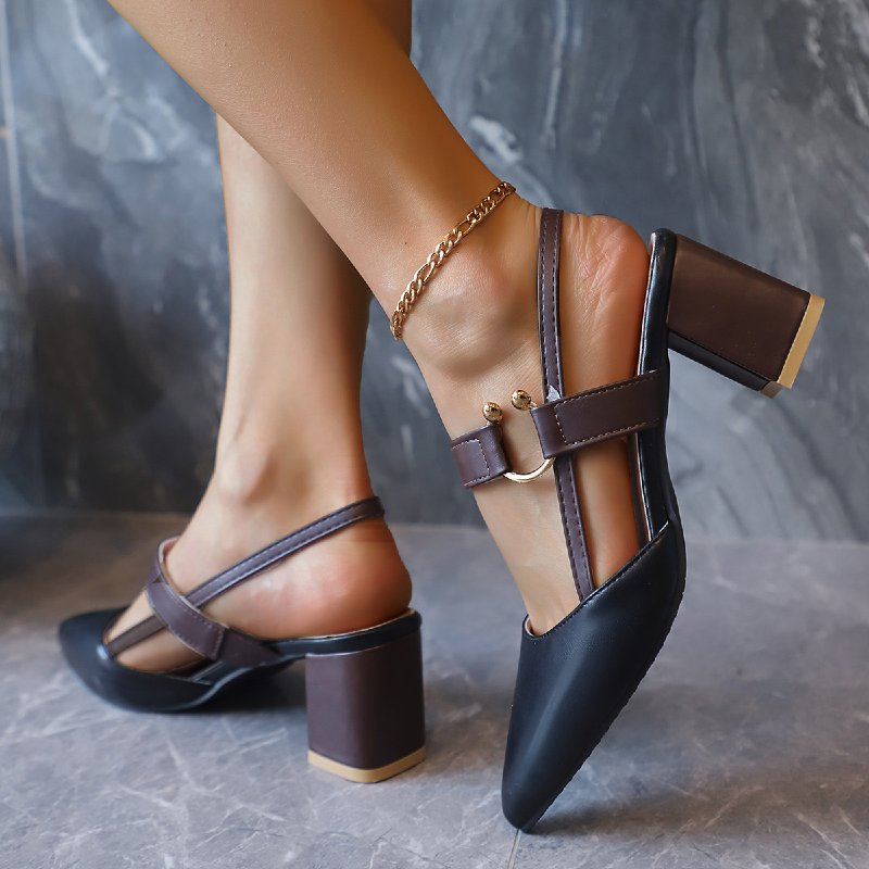 Marais Buckle Heels