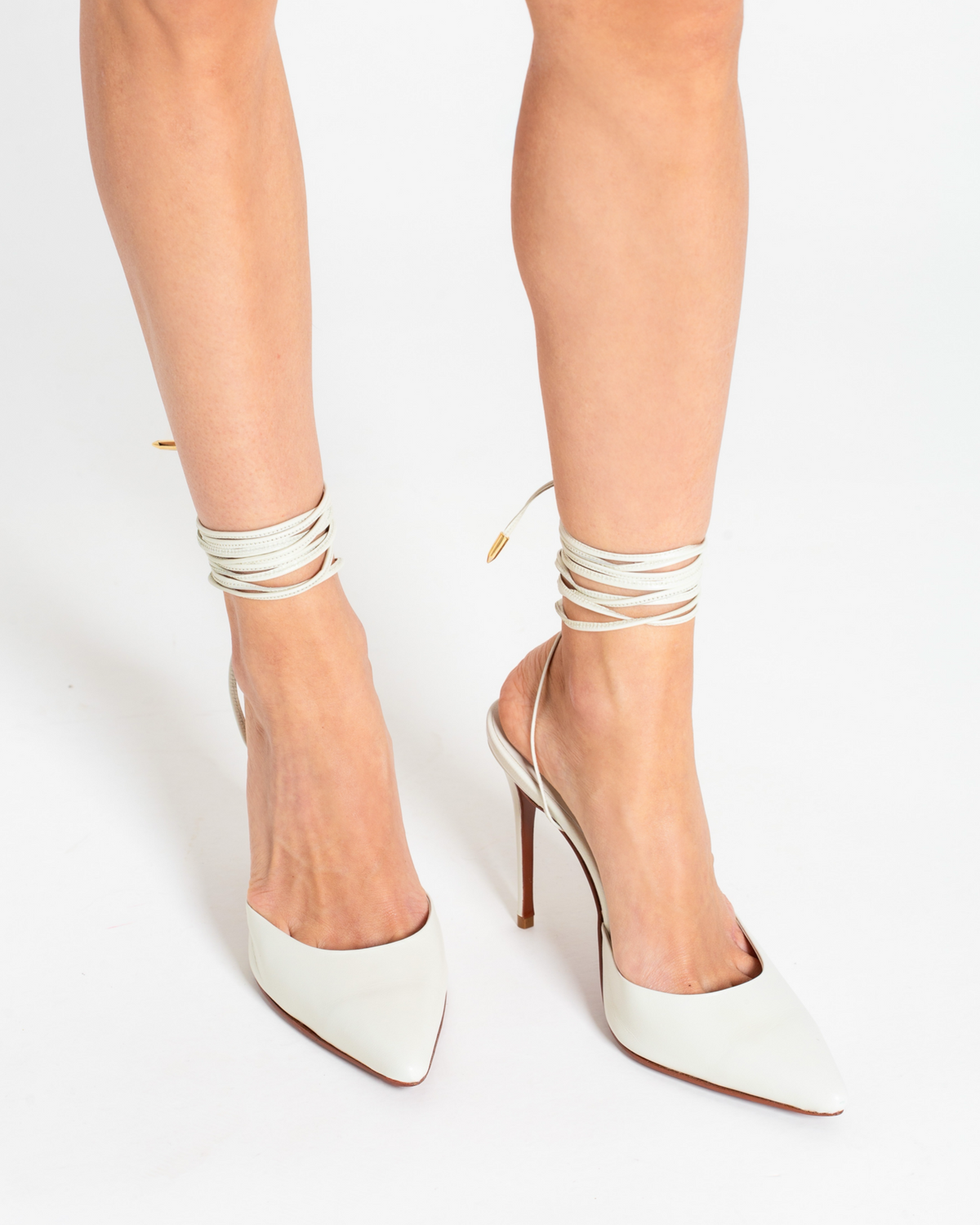 ÉXI-SOPHIA À LACETS BLANC CASSÉ