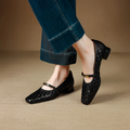 Ella geflochtene Mary Janes