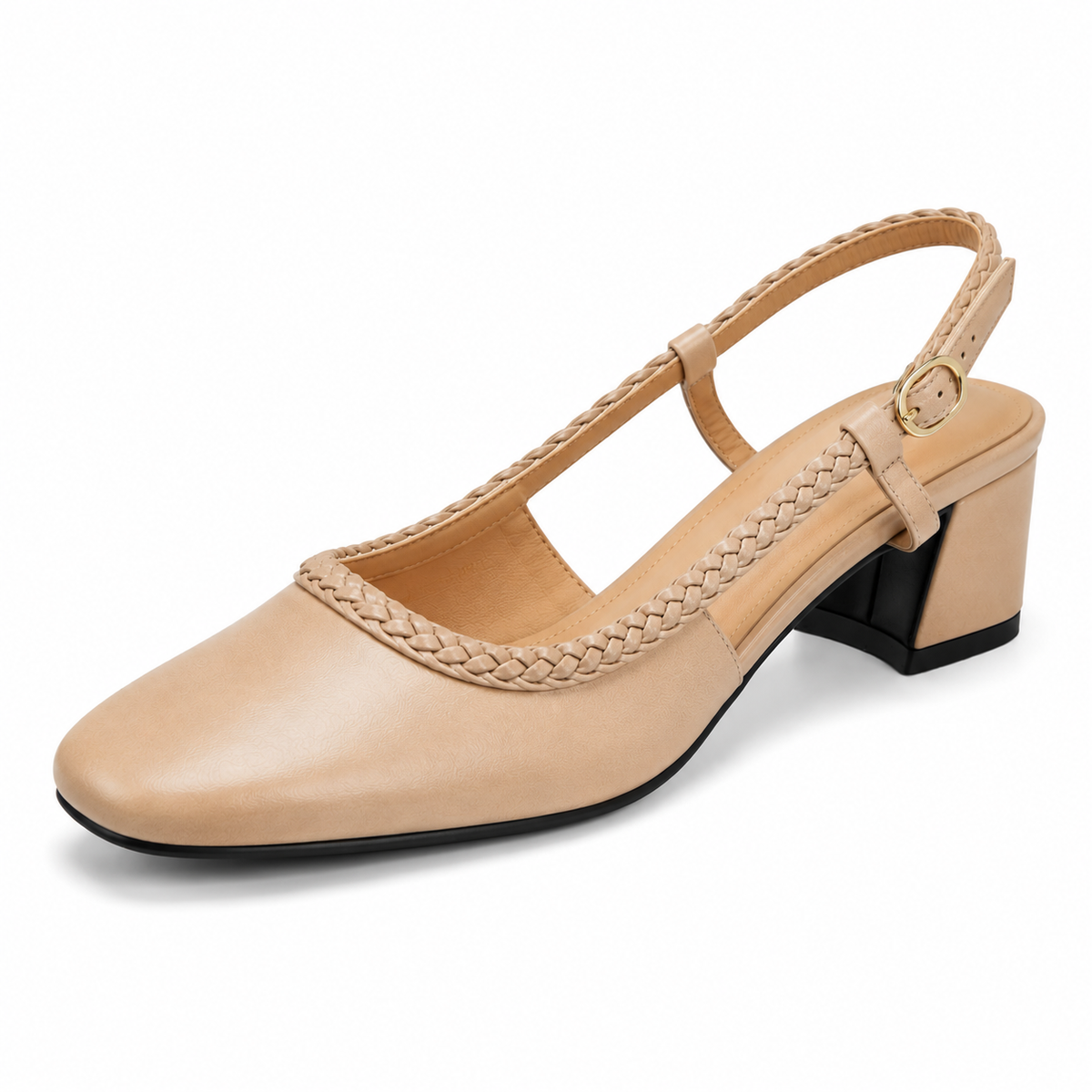 Emma geflochtene Slingback-Pumps