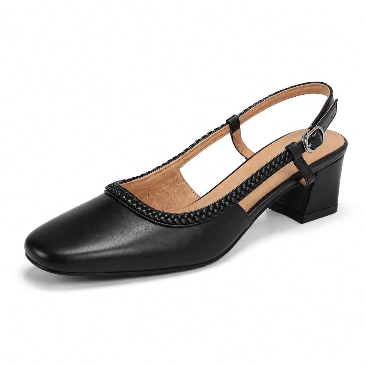 Emma geflochtene Slingback-Pumps