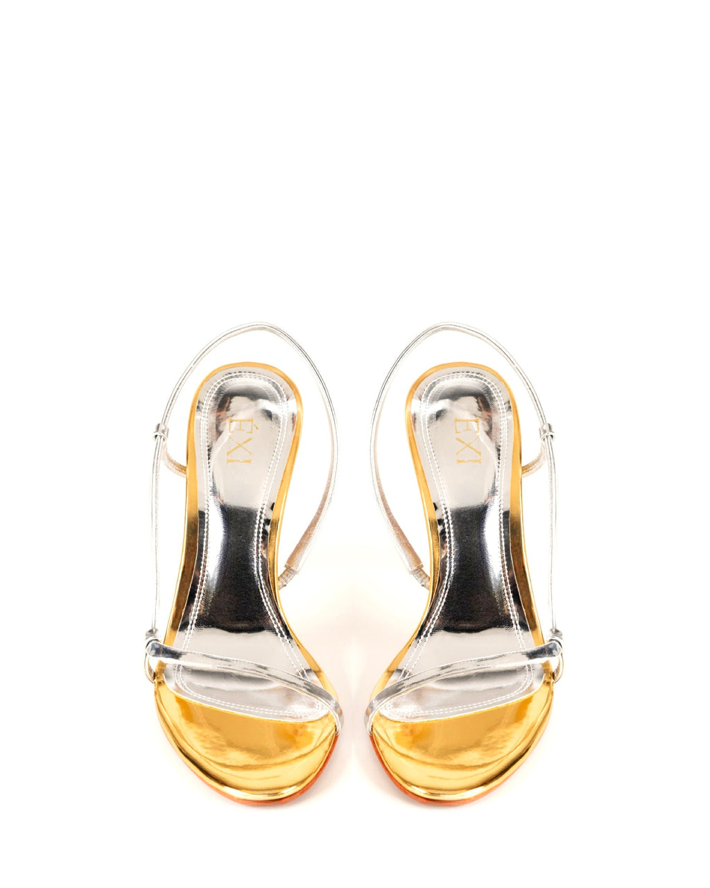 ÉXI-ADRIANA SANDAL SILVER & GOLD