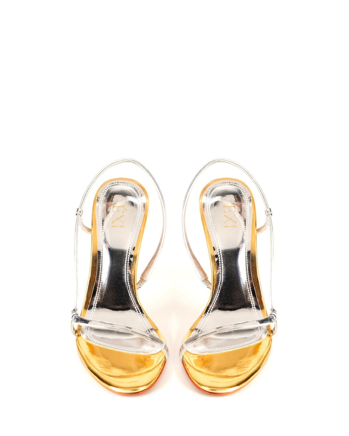 ÉXI-ADRIANA SANDAL SILVER & GOLD