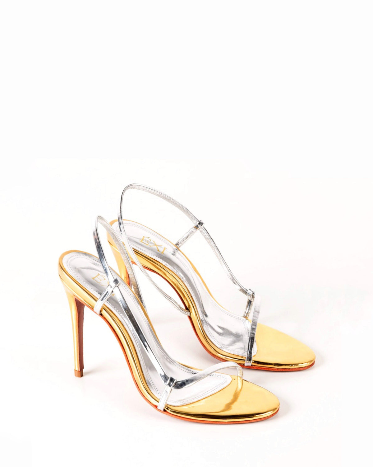 ÉXI-ADRIANA SANDAL SILVER & GOLD