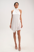 ÉXI-BELLA WHITE SILK DRESS