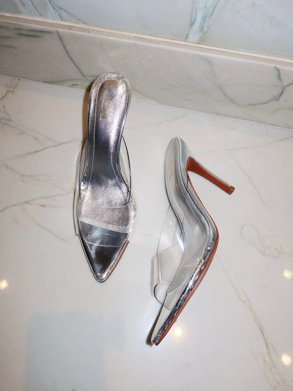 ÉXI-BIANCA MULE SILBER