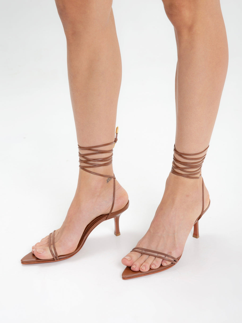 ÉXI-THALIA LACEUP CARAMEL