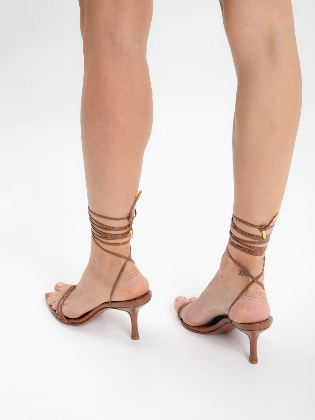 ÉXI-THALIA LACEUP CARAMEL