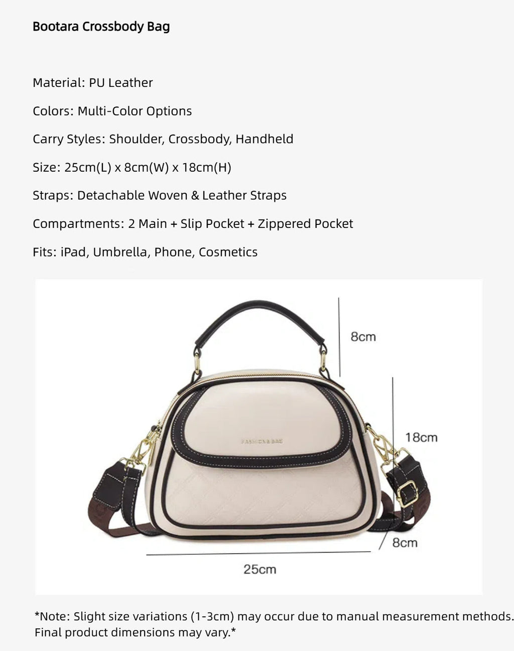 Sac rond matelassé pour femme Fiorelle – Mini sac à main pour femme, porté croisé ou à l'épaule