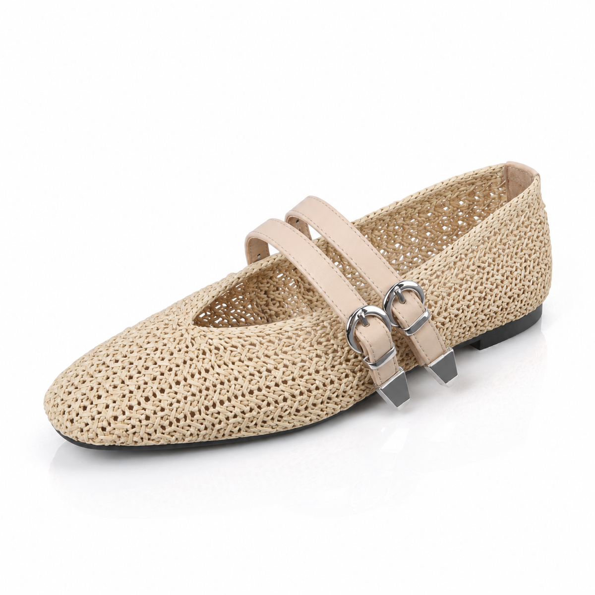 Olivia Ballerinas mit Doppelriemen