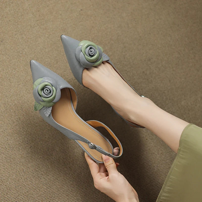 Escarpins en cuir Roselle Bloom