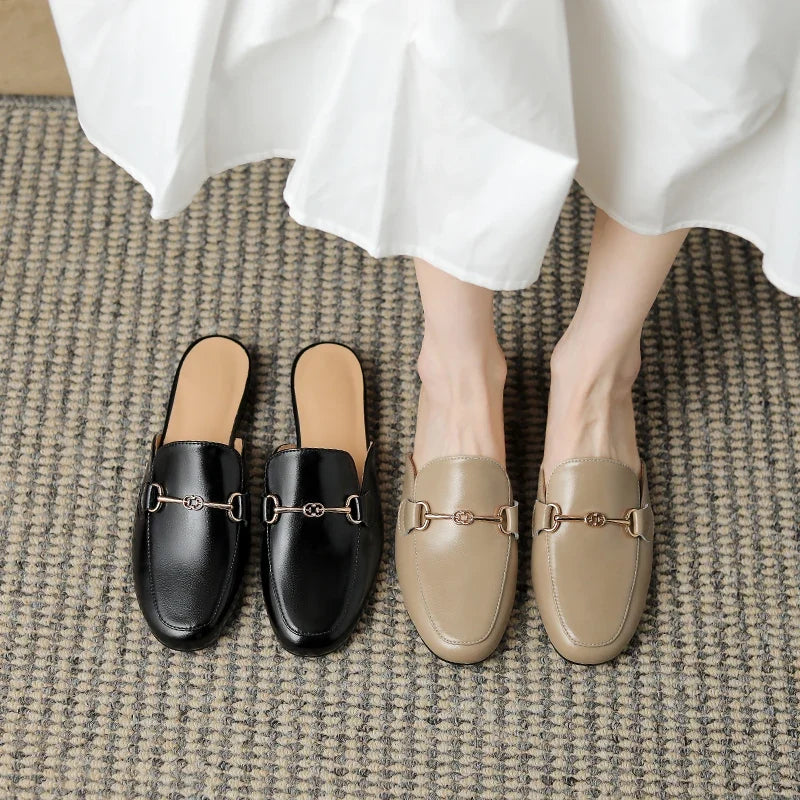 Harper Leder-Mules