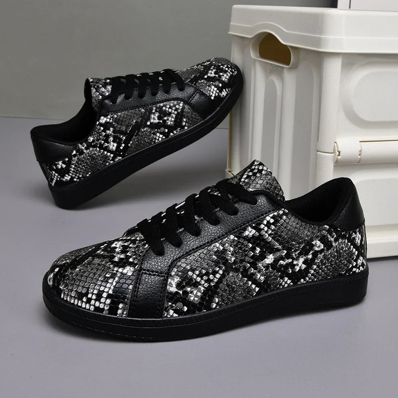 Mila Snakeskin Sneakers