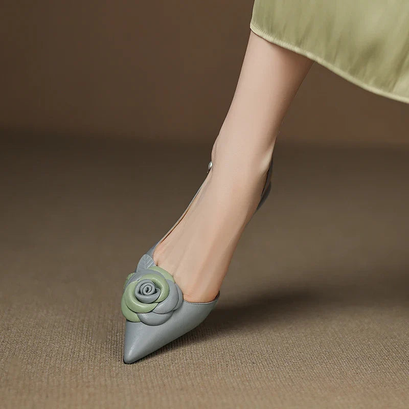 Escarpins en cuir Roselle Bloom