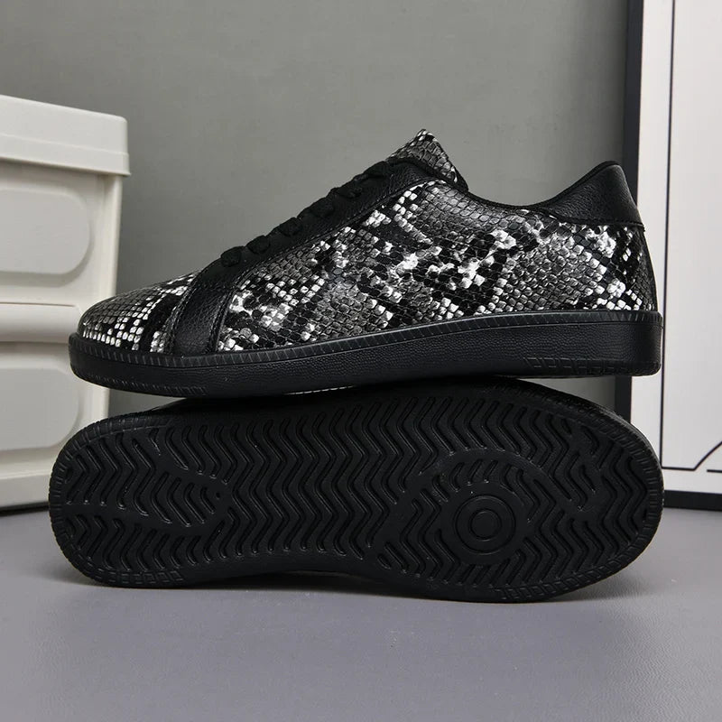 Mila Snakeskin Sneakers