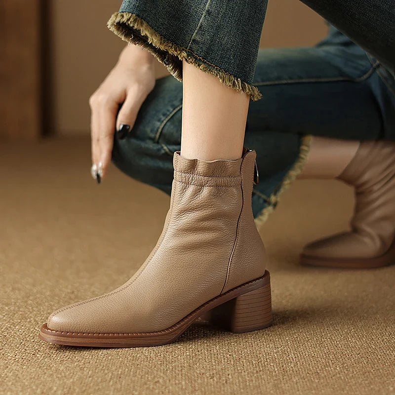 Bristol Leder-Stiefeletten
