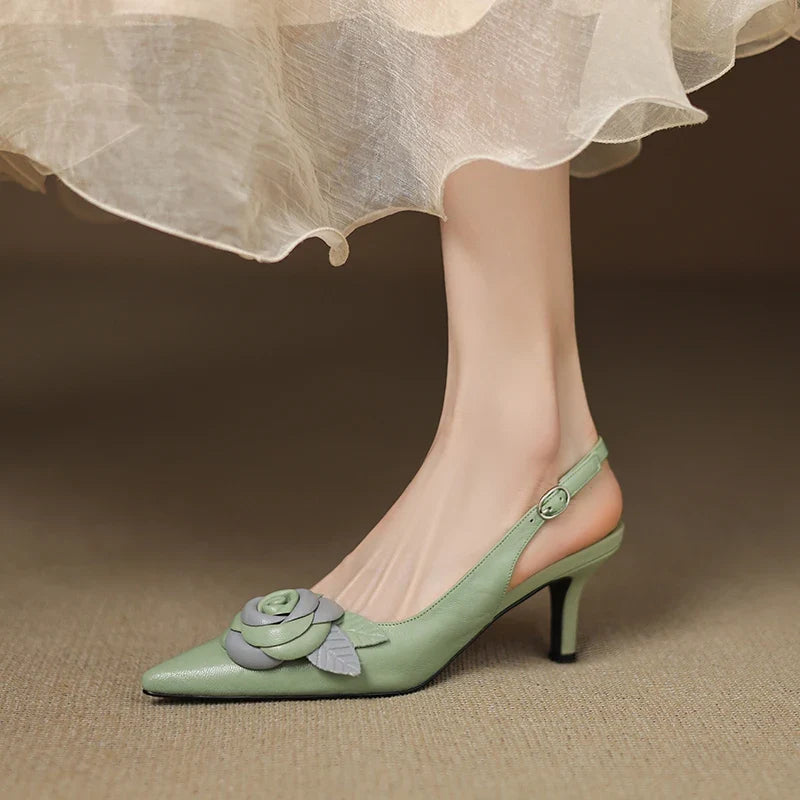 Escarpins en cuir Roselle Bloom