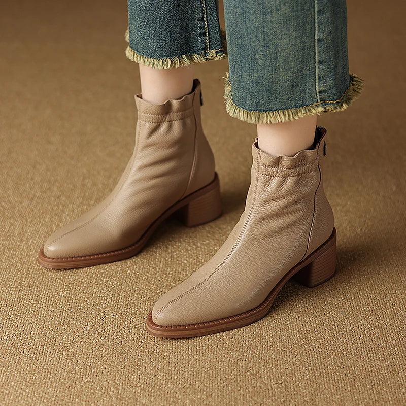 Bristol Leder-Stiefeletten