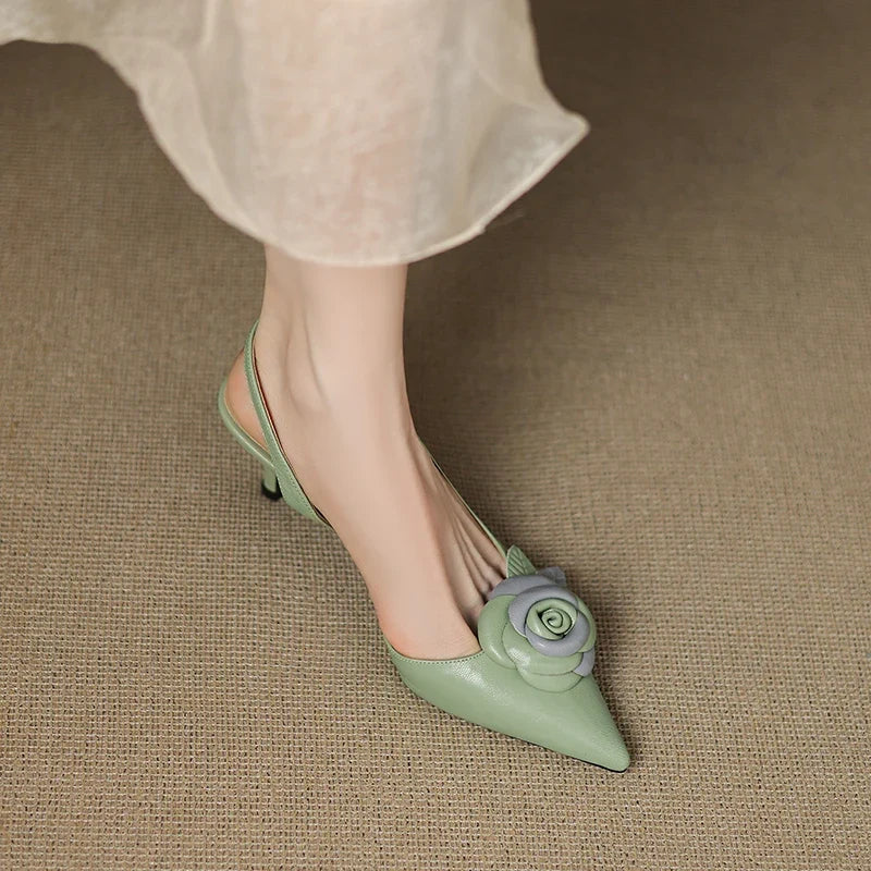 Escarpins en cuir Roselle Bloom