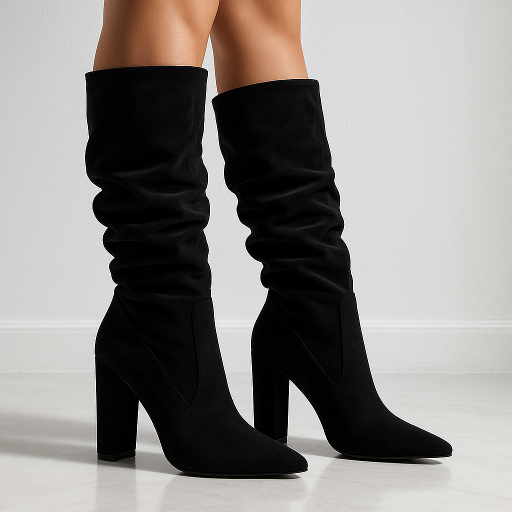 Bottes Serena slouchy en daim