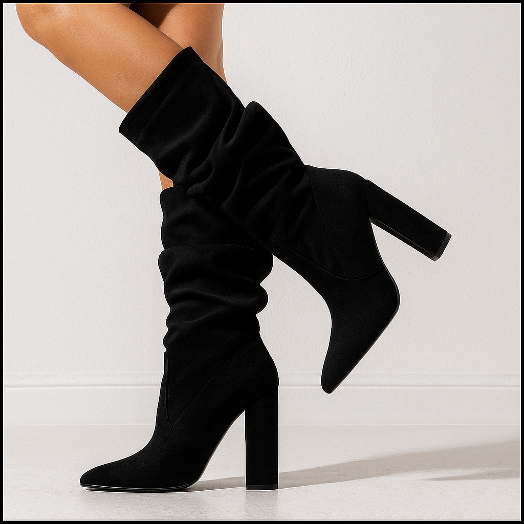 Bottes Serena slouchy en daim