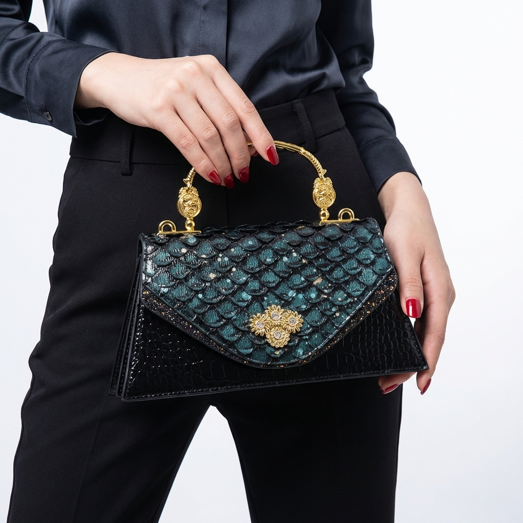 Sac en cuir véritable Gwendolyn